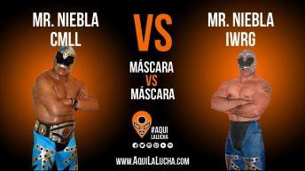 Mr Niebla vs Mr. Niebla IWRG, máscara vs máscara. Aquí La Lucha